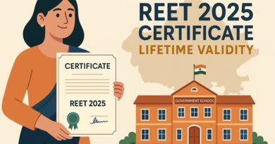 REET 2025 Certificate Download