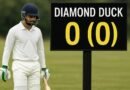 What is a Diamond Duck in Cricket?