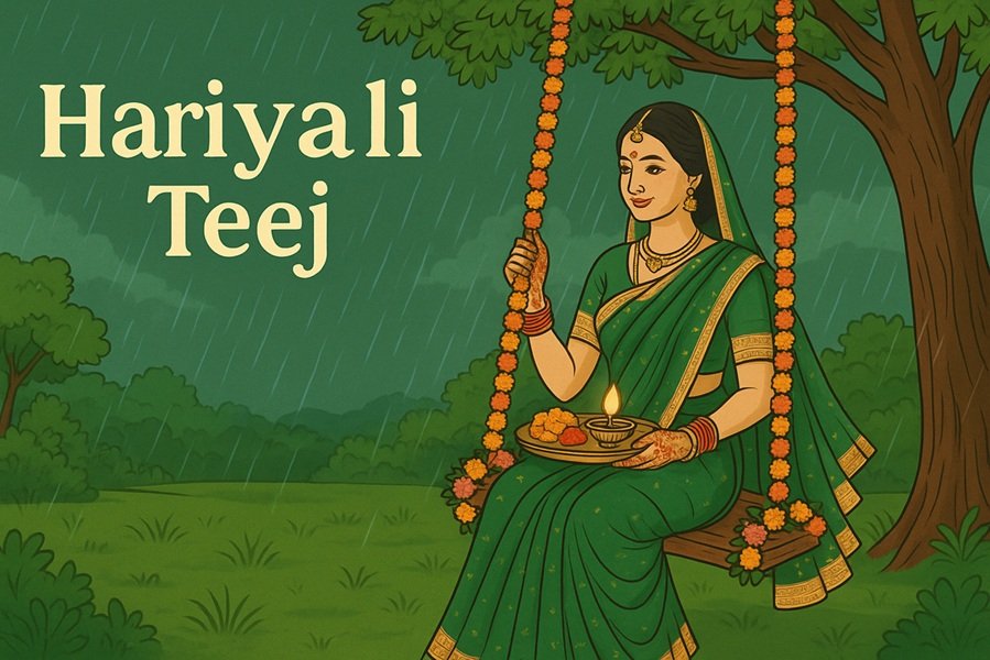 50+ Fresh Hariyali Teej Wishes, Messages & Captions for 2025 – Celebrate Greenery, Devotion & Love