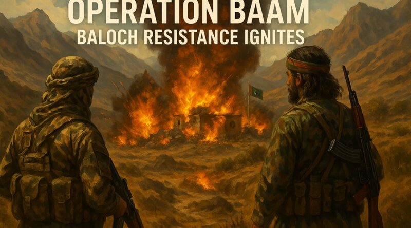 Operation BAAM Launched by Baloch Liberation Front: A Major Blow to Pakistan’s Military Establishment