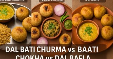 Dal Bati Churma Vs Baati Chokha Vs Dal Bafla