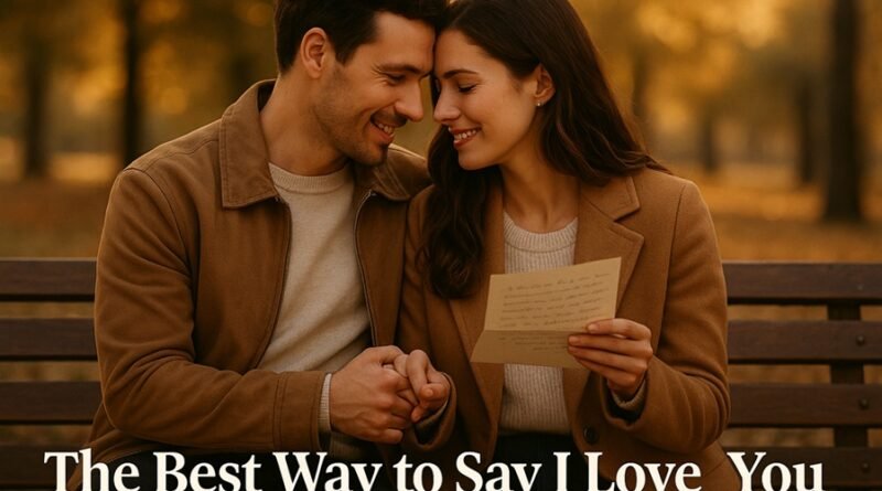 Best Way to Say "I Love You": Meaningful Ways to Express Your Love