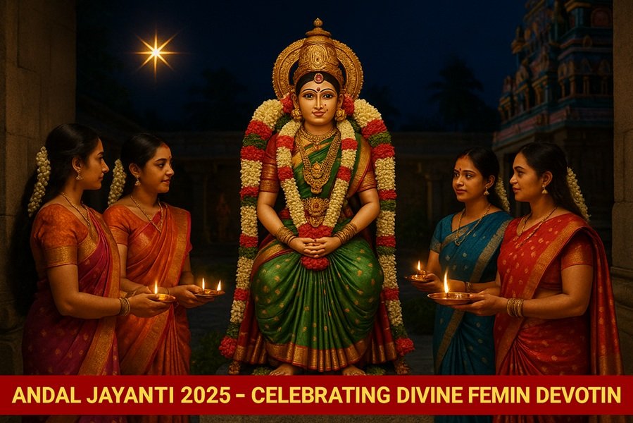 Andal Jayanti 2025 Captions: Celebrate the Divine Feminine in Words
