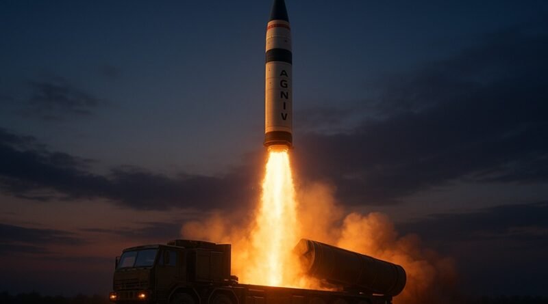 Agni-V: India’s Long-Range Intercontinental Ballistic Missile (ICBM)