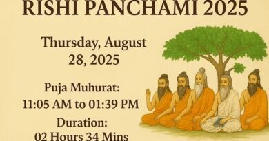 Rishi Panchami 2025: Date, Puja Muhurat, Rituals, and Significance