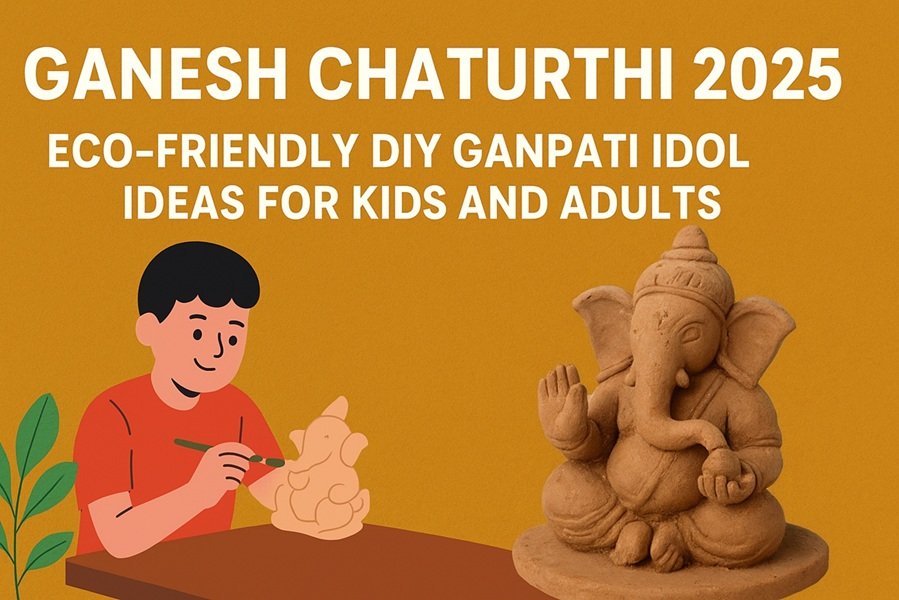 Ganesh Chaturthi 2025: Eco-Friendly DIY Ganpati Idol Ideas for Kids and Adults