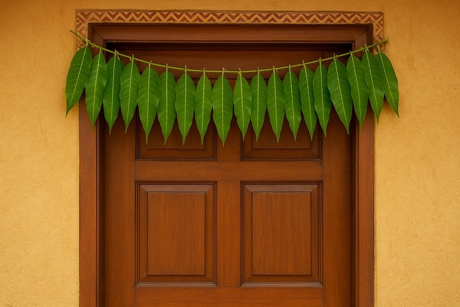 Why Mango Tree Leaves Are Used on Doors During Indian Festivals
