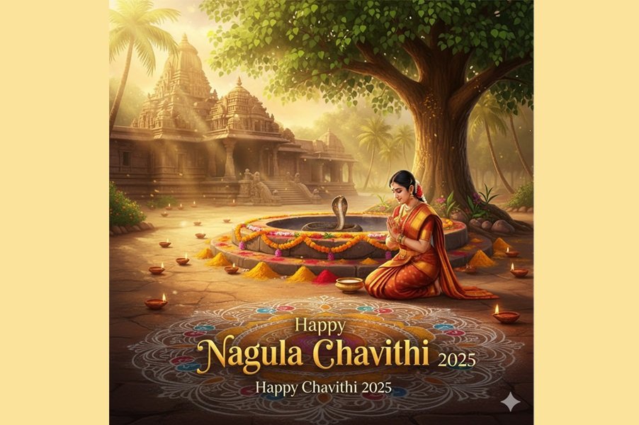 Nagula Chavithi 2025: Captions, Wishes & Greetings