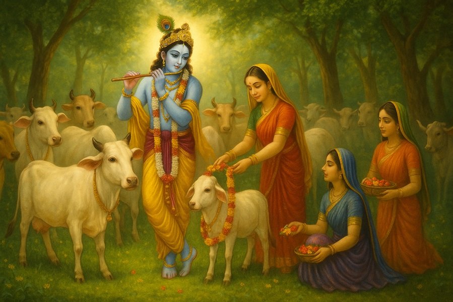 Gopashtami 2025: Wishes, Captions, Date, History, Significance & Rituals
