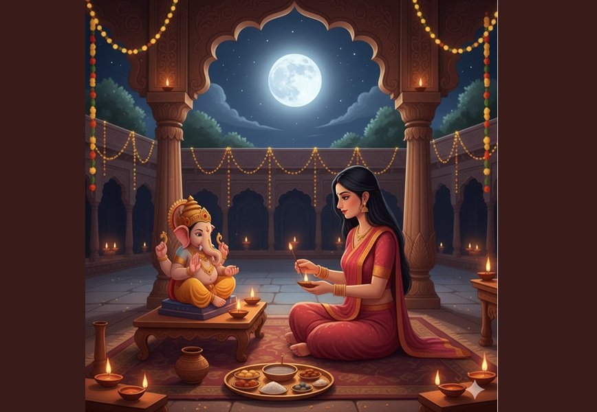 Karwa Chauth 2025 Ganesh Ji Ki Kahani: करवा चौथ के दिन जरूर सुनें गणेश जी की कहानी, सुख-समृद्धि की नहीं होगी कमी