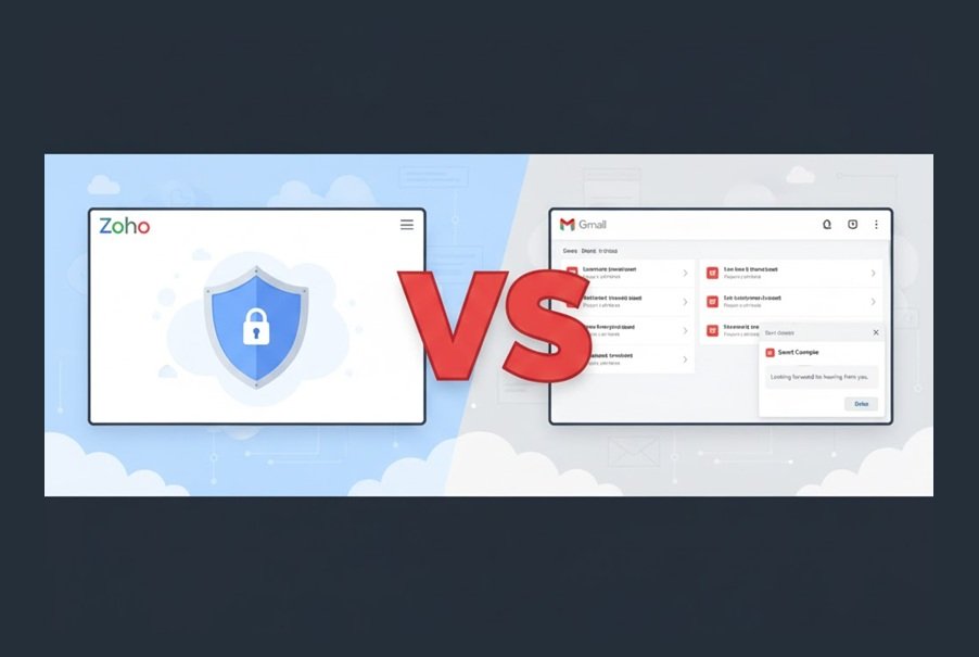 Zoho Mail vs Google Mail (Gmail): Detailed Comparison for 2025