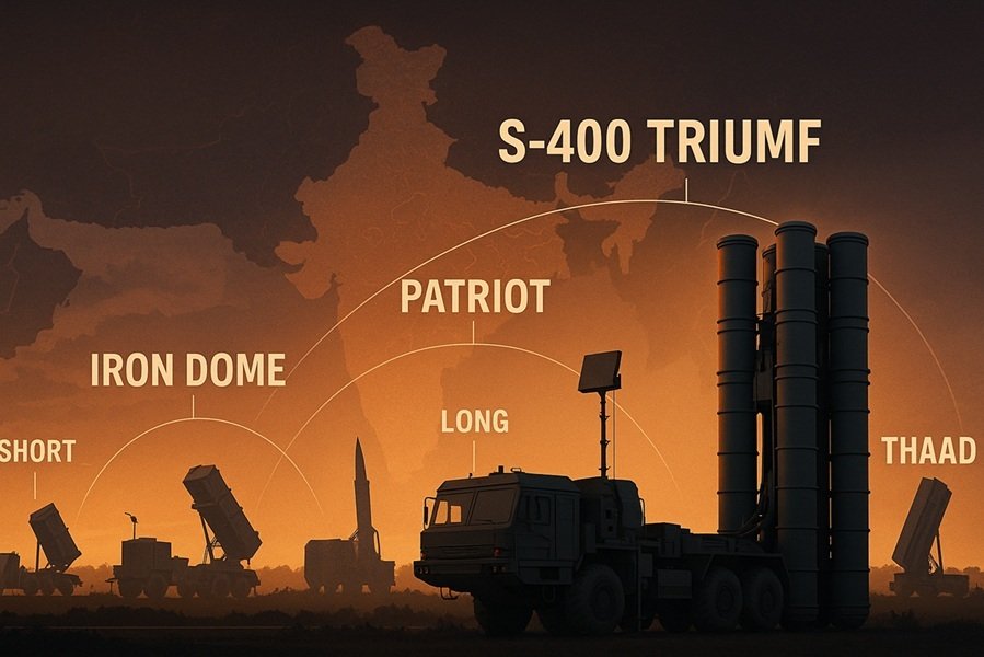 S-400 Triumf vs Patriot, Iron Dome & THAAD — A Deep Technical Comparison
