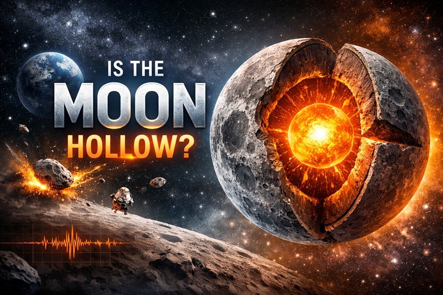 Is the Moon Hollow? A Scientific Examination of Lunar Structure, Myths, and Evidence