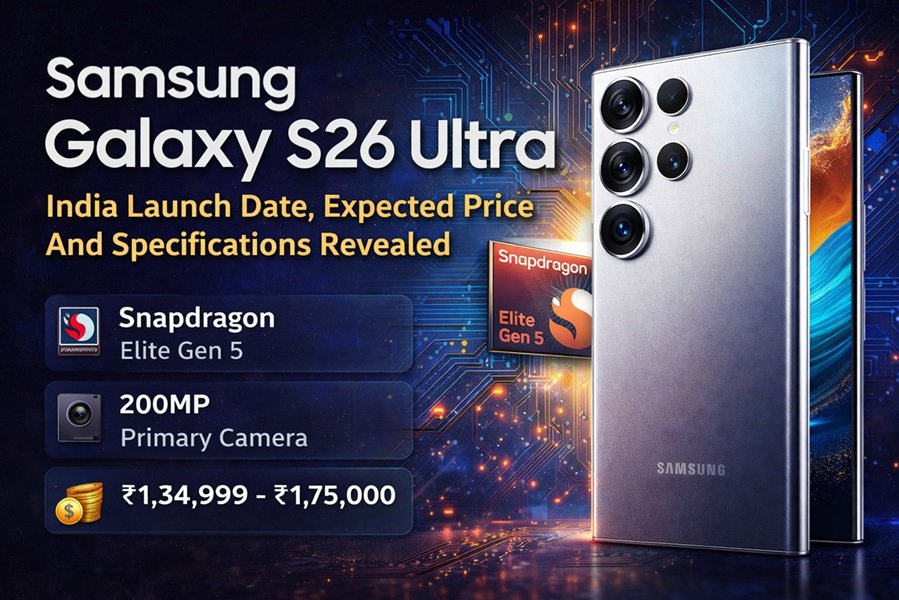 Samsung Galaxy S26 Ultra: India Launch Date, Expected Price and Full Specifications Revealed