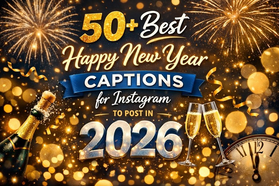 50+ Best Happy New Year Captions for Instagram to Post in 2026