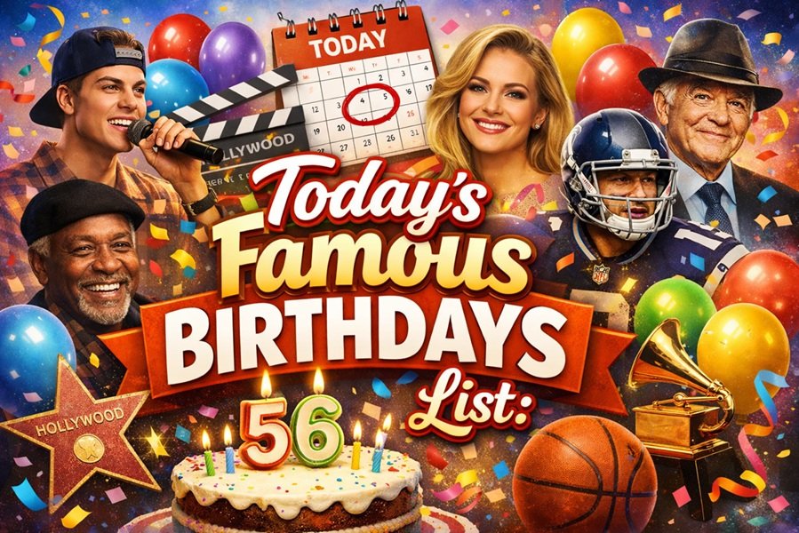 Today’s Famous Birthdays List