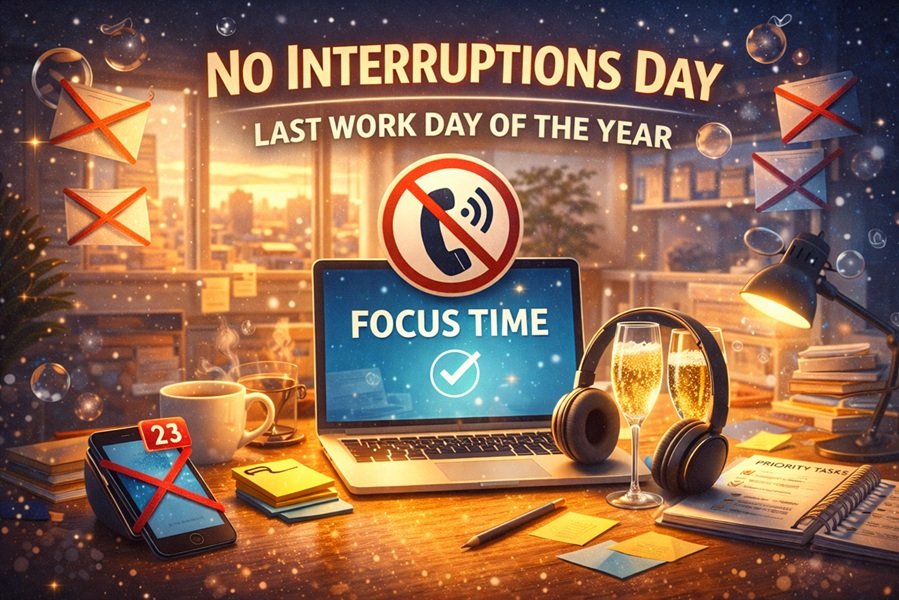 No Interruptions Day – Last Work Day of the Year
