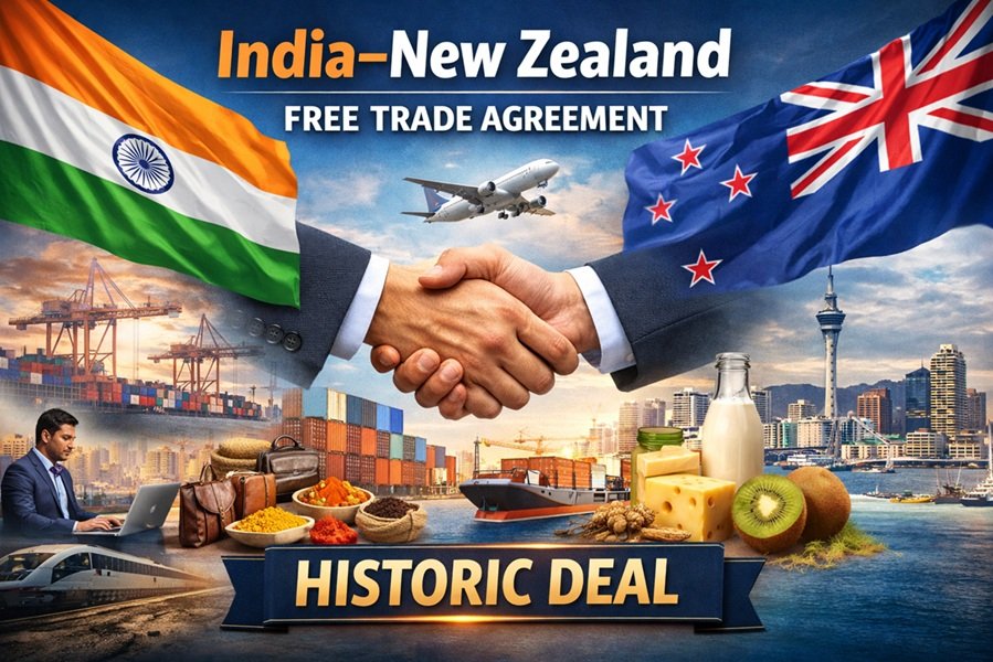 India–New Zealand Free Trade Agreement (FTA): A Historic Economic and Strategic Milestone