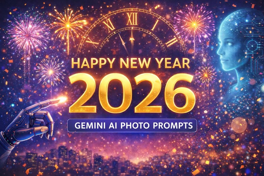 Happy New Year 2026: Best Gemini AI Photo Prompts to Create Stunning Festive Images