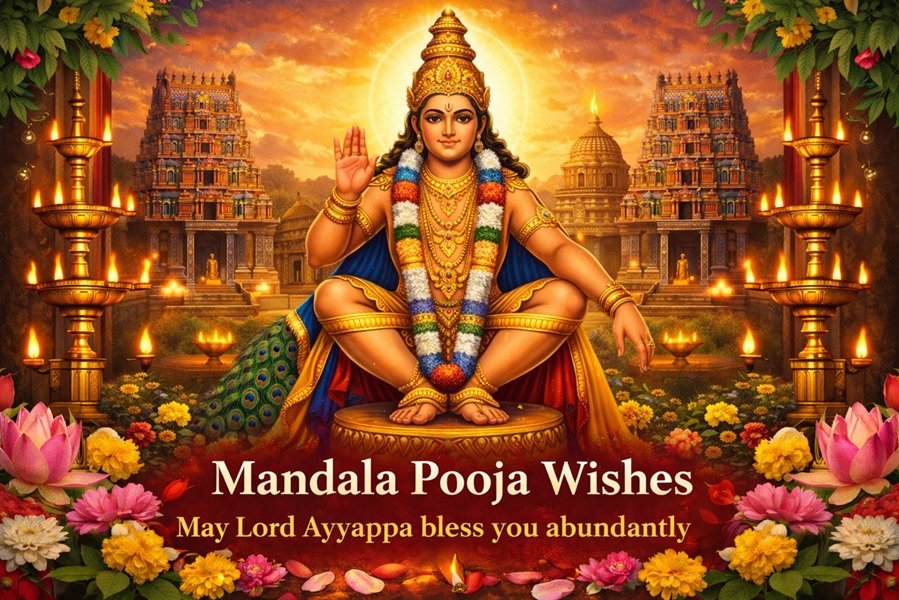 Mandala Pooja Wishes and Captions: Meaning, Significance, and 50+ Devotional Messages