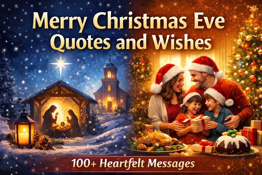 Merry Christmas Eve Quotes and Wishes (100+ Heartfelt Messages)