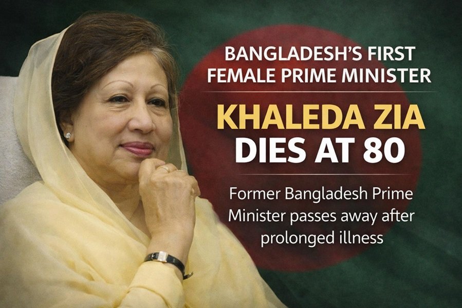 Bangladesh’s First Female Prime Minister Khaleda Zia Dies at 80