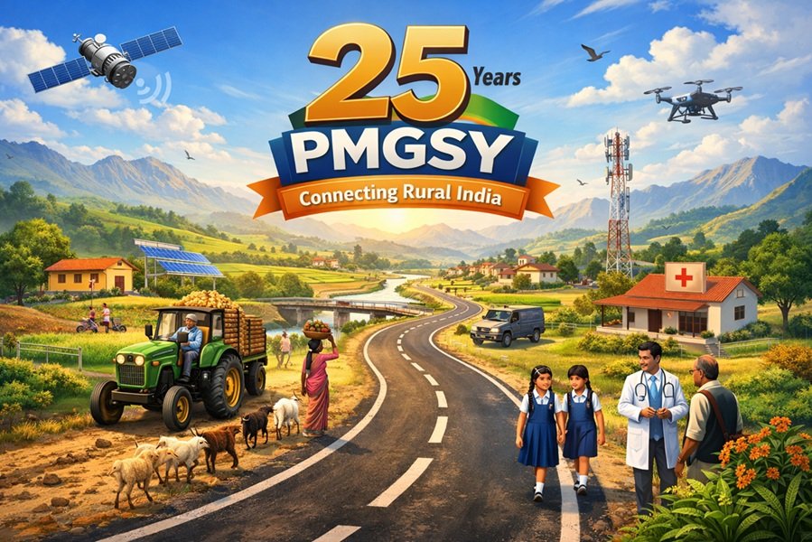 Celebrating 25 Years of Pradhan Mantri Gram Sadak Yojana (PMGSY): Transforming Rural Connectivity in India
