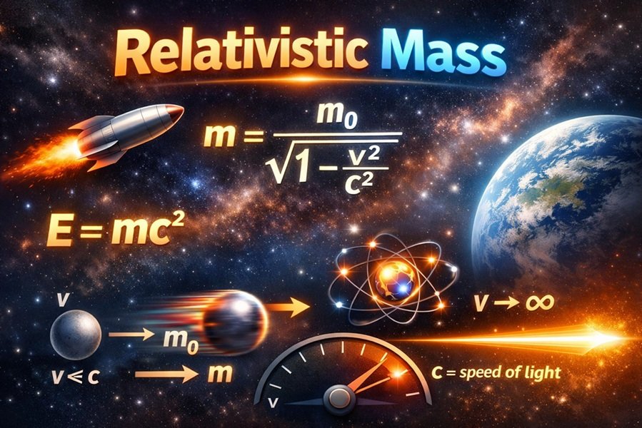 Relativistic Mass: Meaning, Theory, Formula, Examples, and Modern Perspective