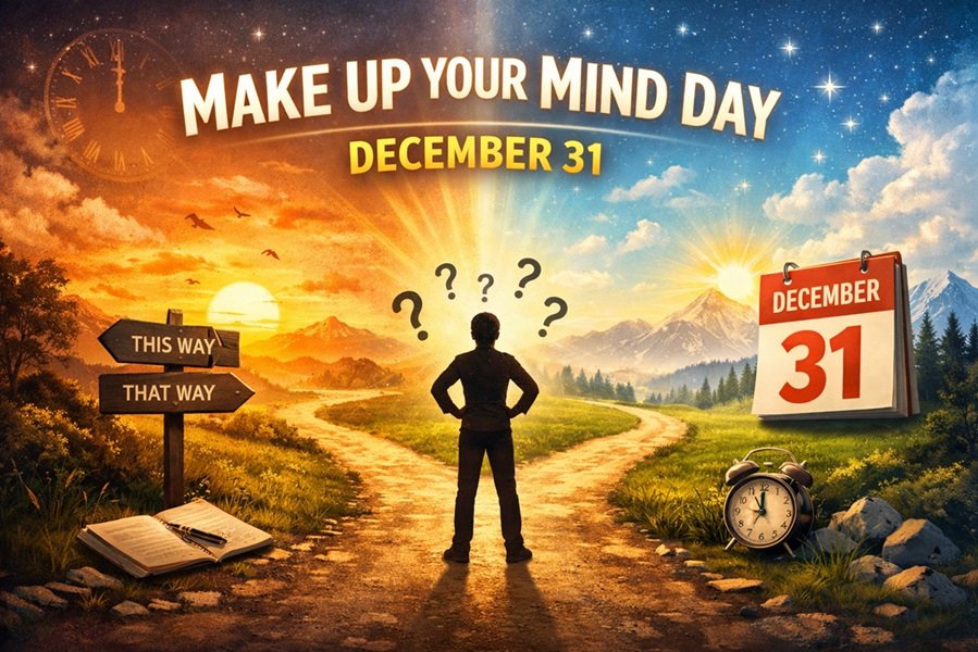 Make Up Your Mind Day – December 31