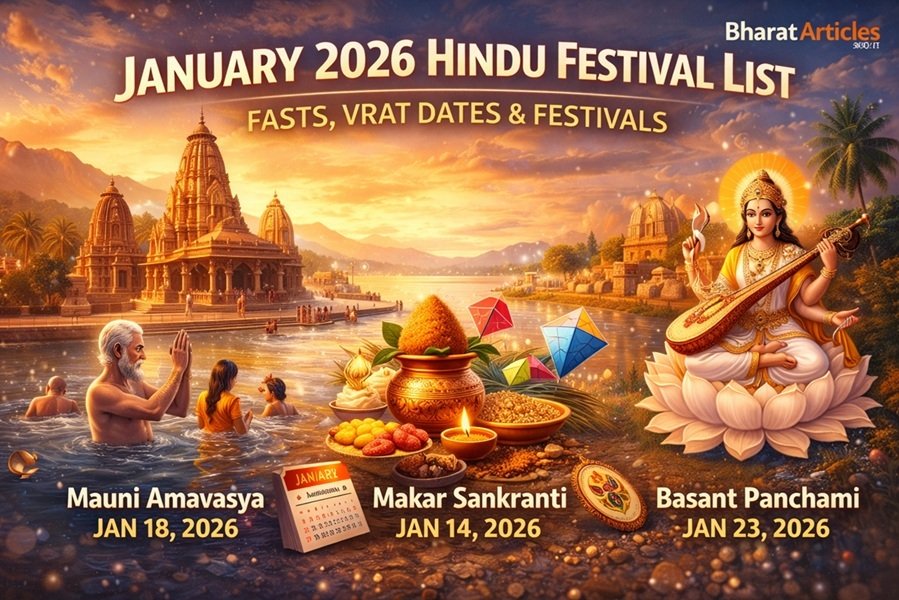 January 2026 festival list