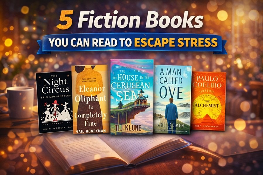 5 Fiction Books You Can Read to Escape Stress