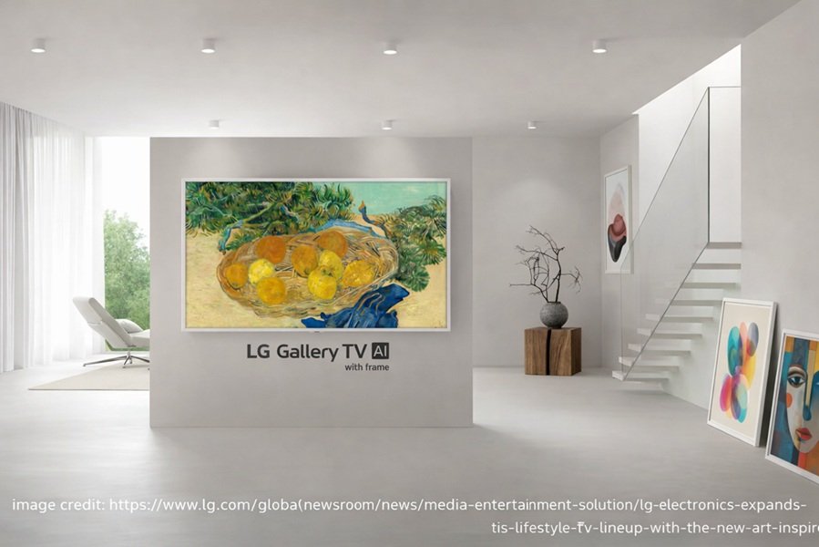LG Electronics Expands Lifestyle TV Lineup With New Art-Inspired Gallery TV