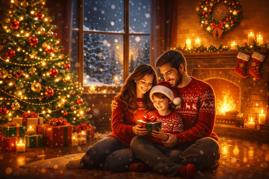 100+ Christmas Eve Captions to Share Cozy, Festive & Magical Vibes