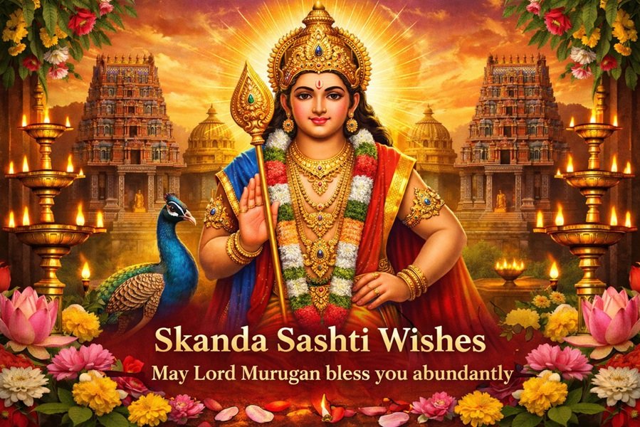 Skanda Sashti Wishes and Captions: 60+ Devotional Messages to Seek Lord Murugan’s Blessings