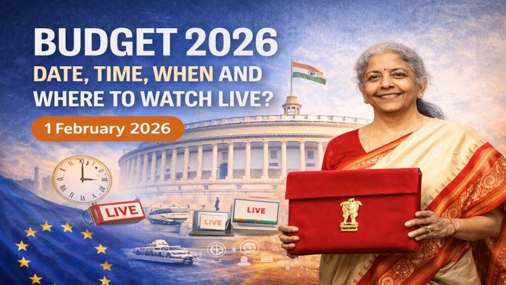 Budget 2026 – Date, Time, When and Where to Watch Live?