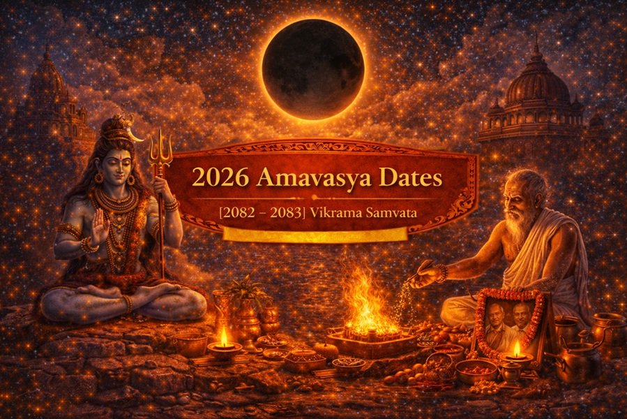 Amavasya Dates and Timings in 2026