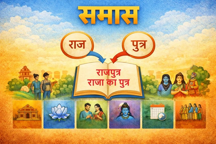 समास – हिंदी व्याकरण में अर्थ, प्रकार और संपूर्ण मार्गदर्शिका
