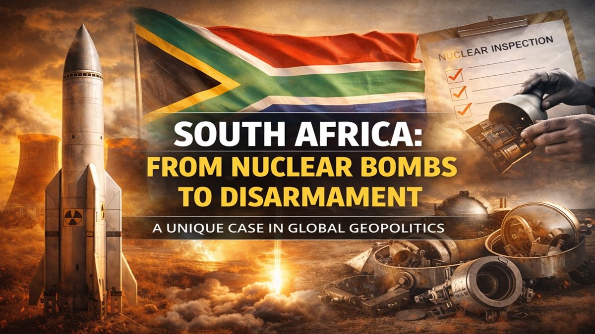 What about South Africa in the nuclear weapons context?