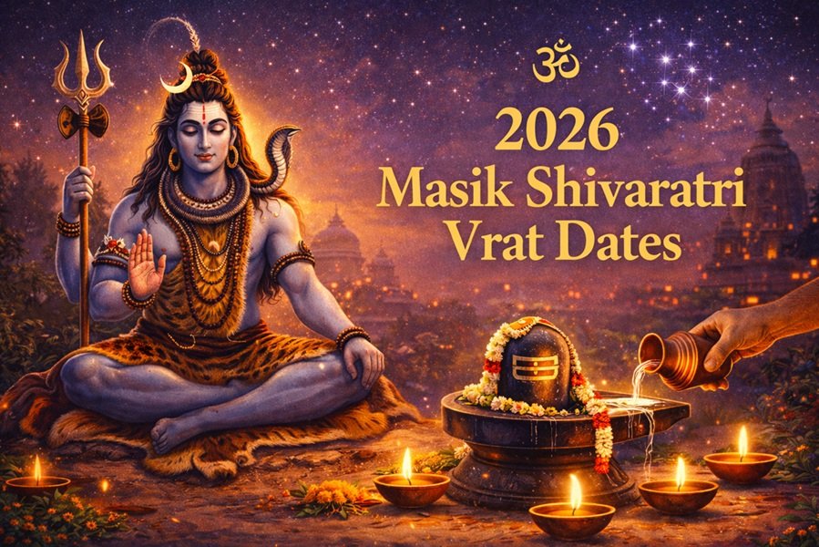 2026 मासिक शिवरात्रि व्रत के दिन (2082–2083 विक्रम संवत)