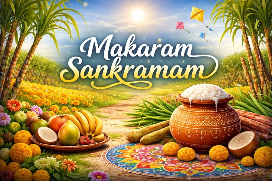 മകര സംക്രമം ആശംസകൾ