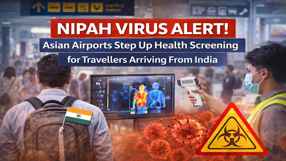 Nipah Virus Alert: Asian Airports Tighten Health Screening for Travellers Arriving from India