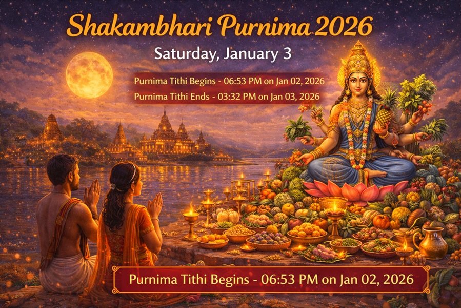 Shakambhari Purnima 2026: आज मनाई जा रही शाकंभरी जयंती, जानिए कौन हैं मां शाकंभरी, पूजा मुहूर्त और विधि