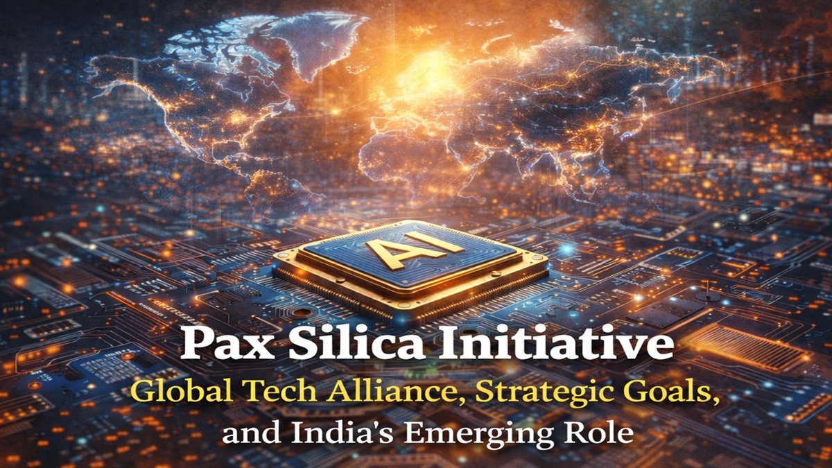 Pax Silica Initiative: Global Tech Alliance, Strategic Goals, and India’s Emerging Role