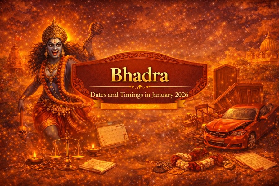 Bhadra (Bhadrakal) Dates and Timings