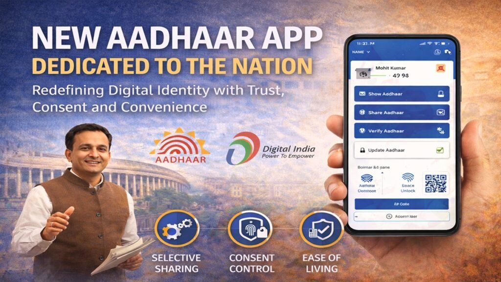 New Aadhaar App Dedicated to the Nation: Redefining Digital Identity with Trust, Consent and Convenience
