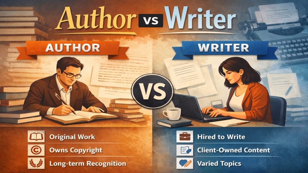 Author vs Writer