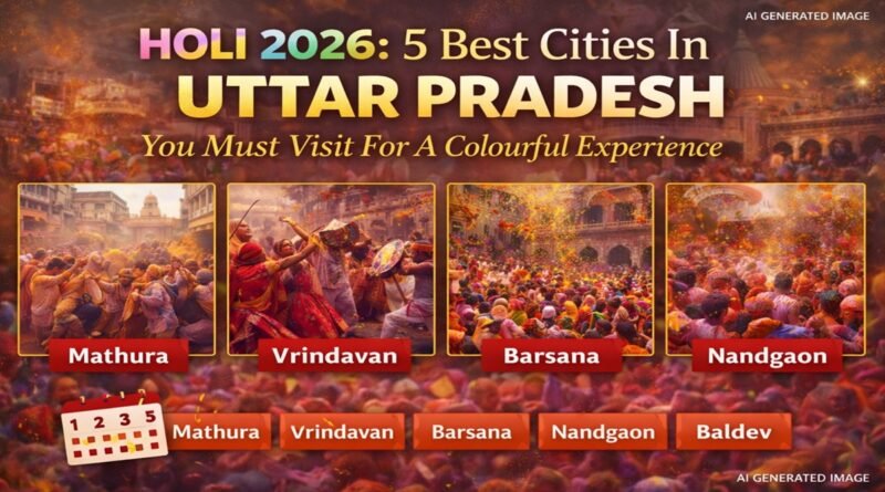 Holi 2026: 5 Best Cities In Uttar Pradesh You Must Visit For A Colourful Experience