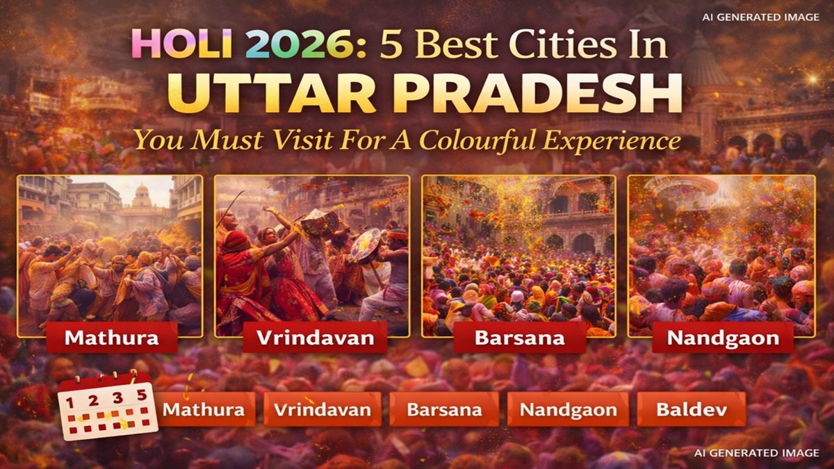 Holi 2026: 5 Best Cities In Uttar Pradesh You Must Visit For A Colourful Experience