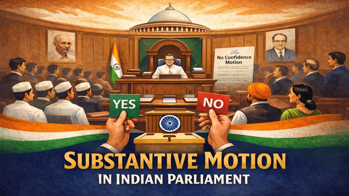 Substantive Motion in the Indian Parliament