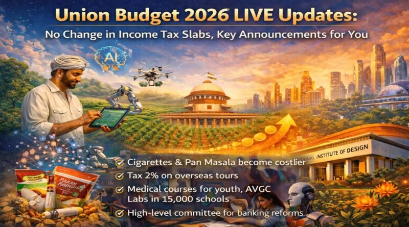 Union Budget 2026 LIVE Updates